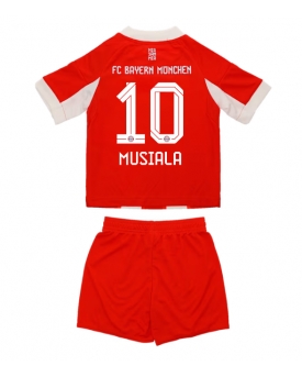 Bayern Munich Jamal Musiala #10 Maglia Gara Casa Repliche 2025-26 Bambino Maniche Corte